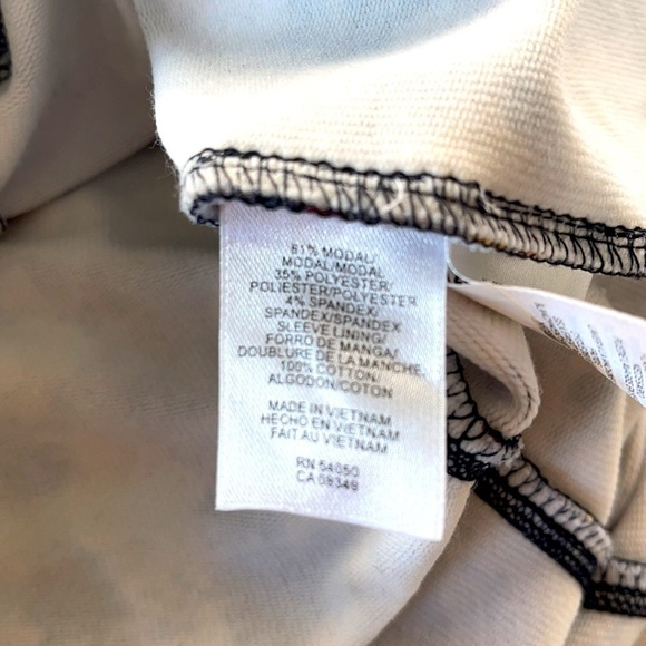 Rachel Roy Woman Art Deco Pattern Textile Long Zipper Sleeve Dress Size M - Picture 9 of 12